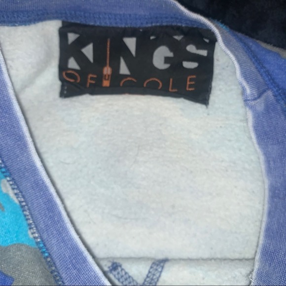 KINGS OF COLE TURQUOISE CAMOUFLAGE CAMO SWEATSHIRT - Picture 8 of 10